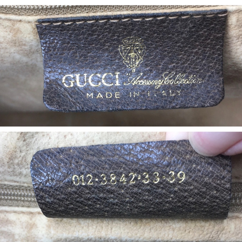 Authentic Gucci brown monogram coated canvas Boston satchel bag - Picture 14 of 16